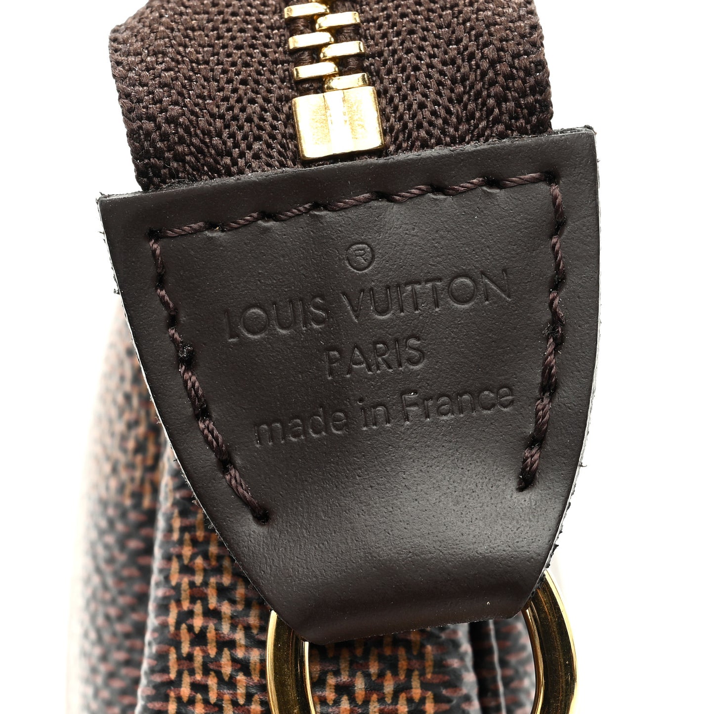 LOUIS VUITTON Damier Ebene Mini Pochette Accessories