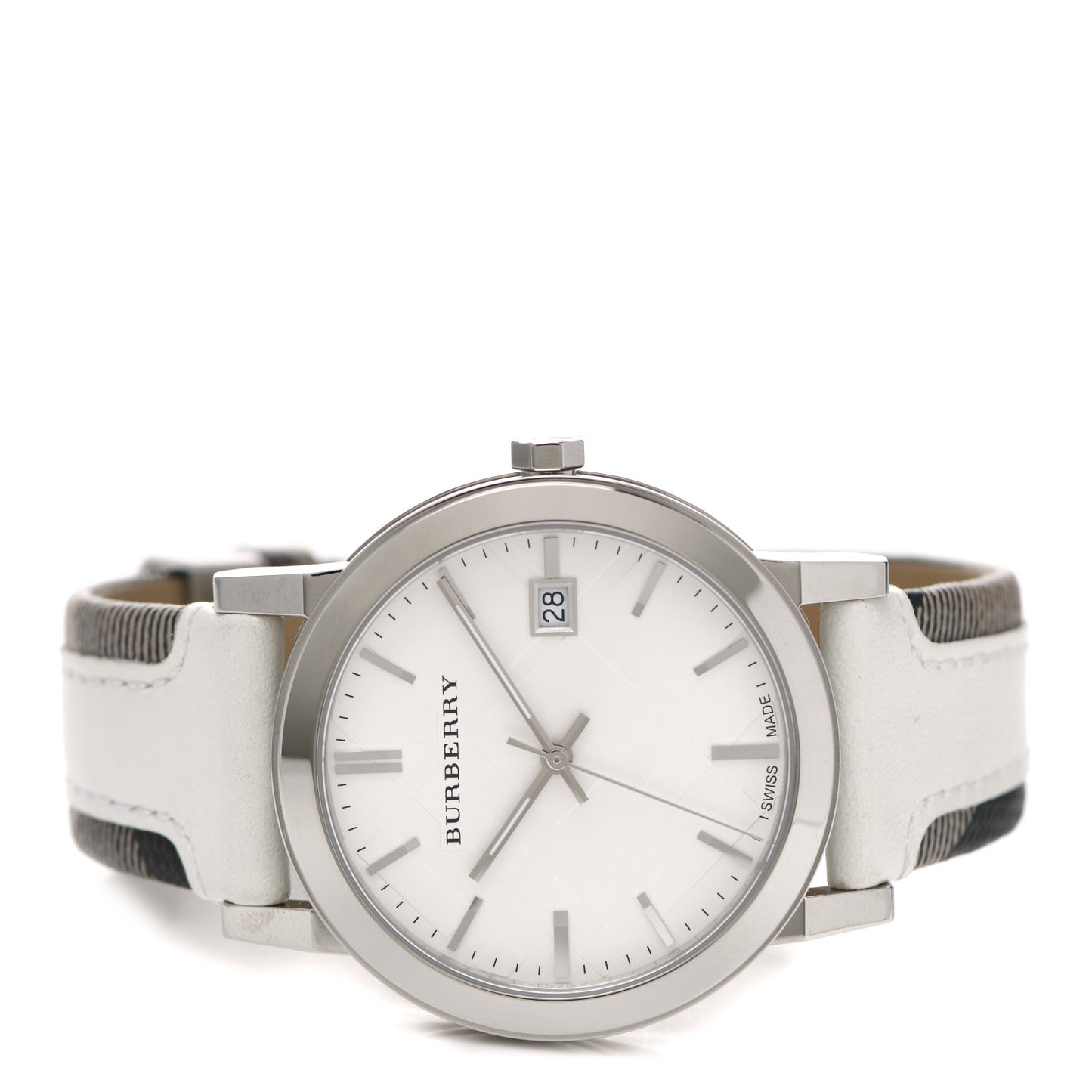 Stainless Steel Calfskin 39mm Quartz Watch BU9019