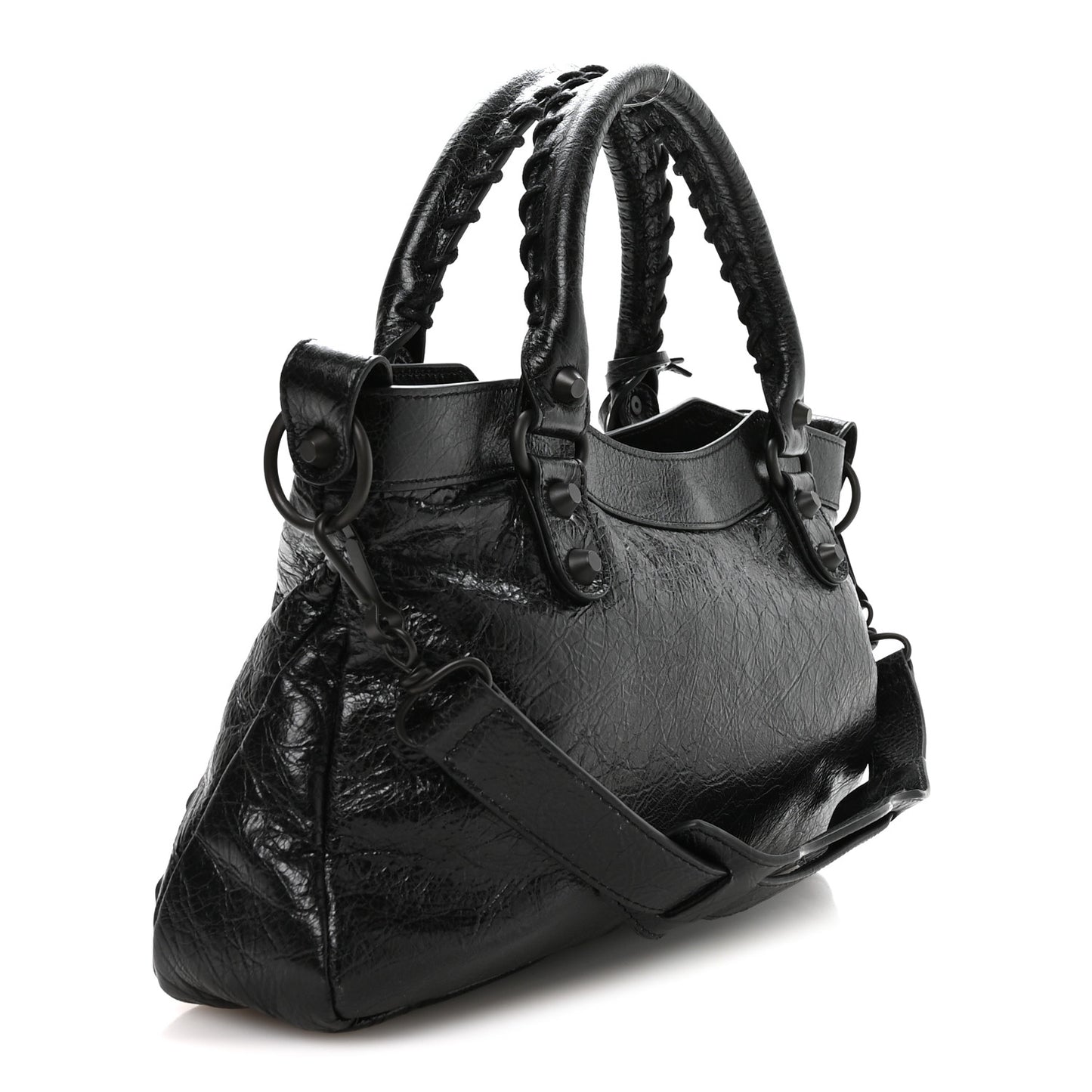 Agneau Arena Classic Hardware Le City First Bag Black