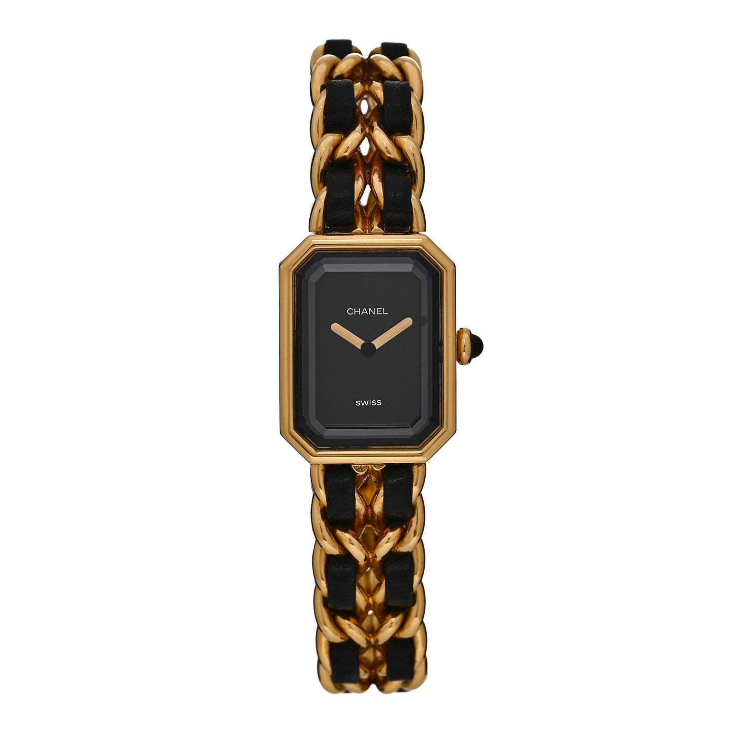 Stainless Steel Lambskin 20mm Chain Premiere Quartz Watch Gold L