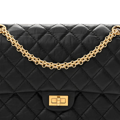 Chanel Aged Calfskin Quilted 2.55 Reissue 226 Flap Black 8 of 13