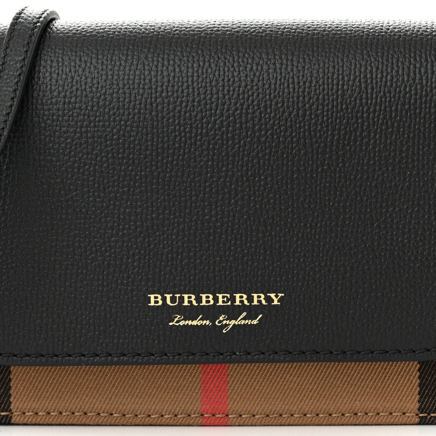 Calfskin Vintage Check Small Loxley Crossbody Black