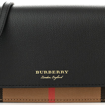 Burberry Calfskin Vintage Check Small Loxley Crossbody Black 7 of 9