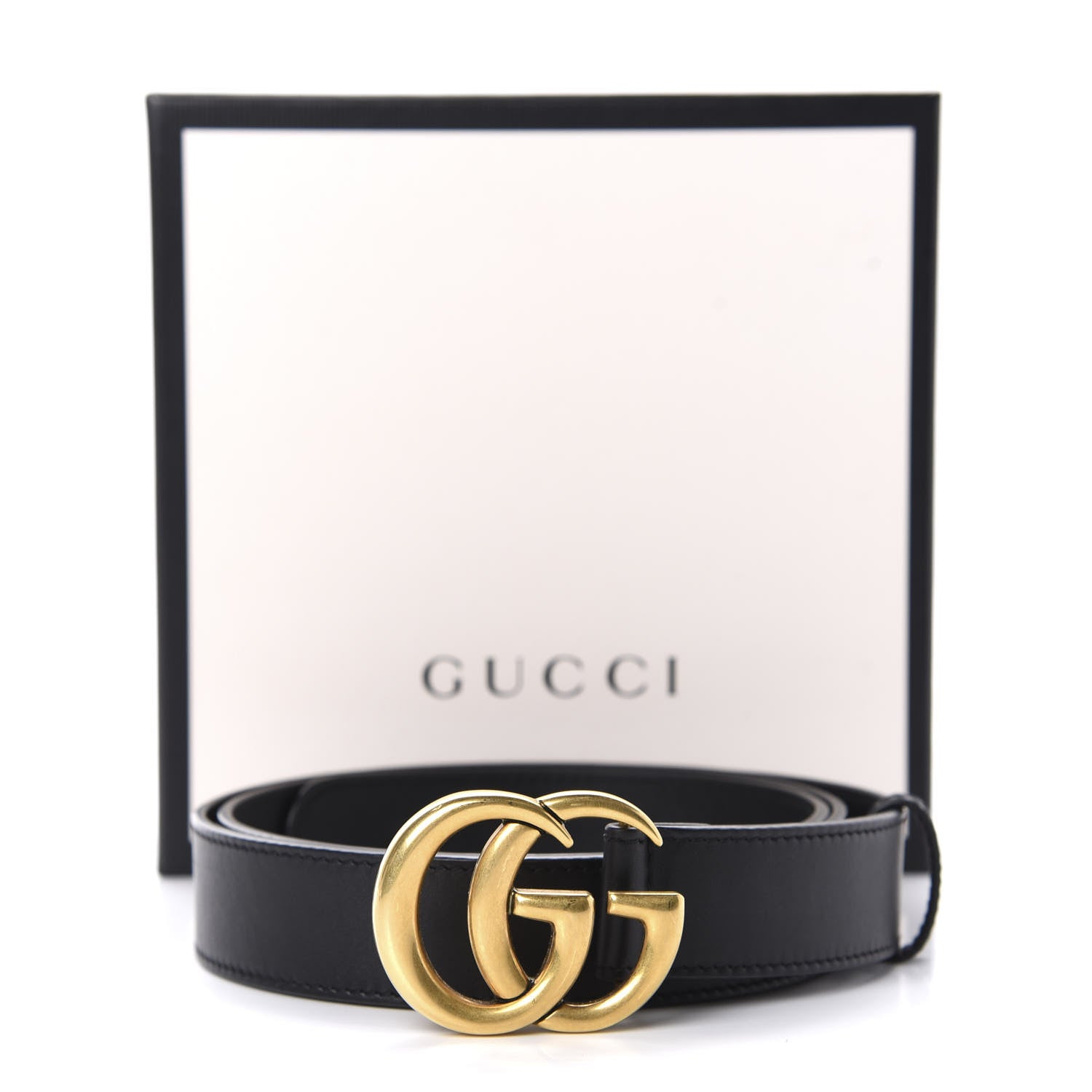 Gucci Calfskin Double G 30mm Belt 100 40 Black 4 of 4