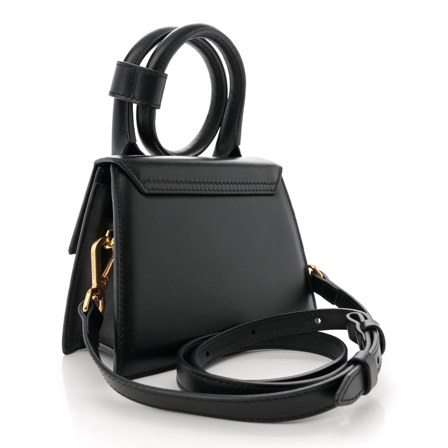 Smooth Calfskin Le Chiquito Noeud Black