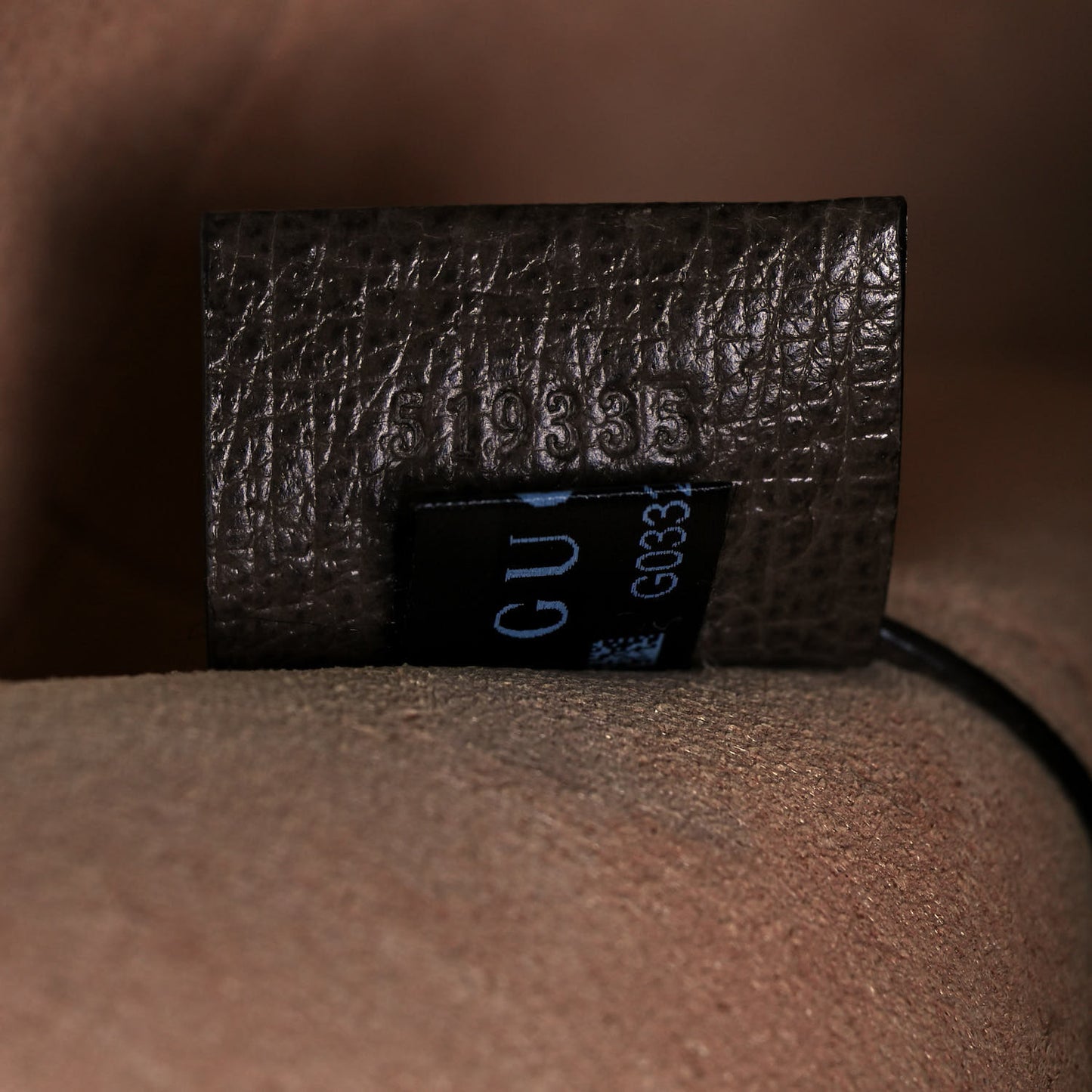 GG Supreme Monogram Web Large Ophidia Vertical Shopping Tote Brown