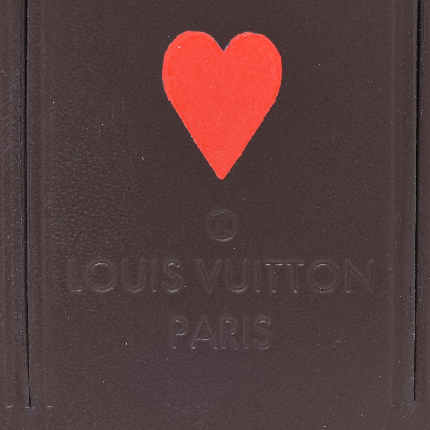 Calfskin Small Luggage Tag Ebene