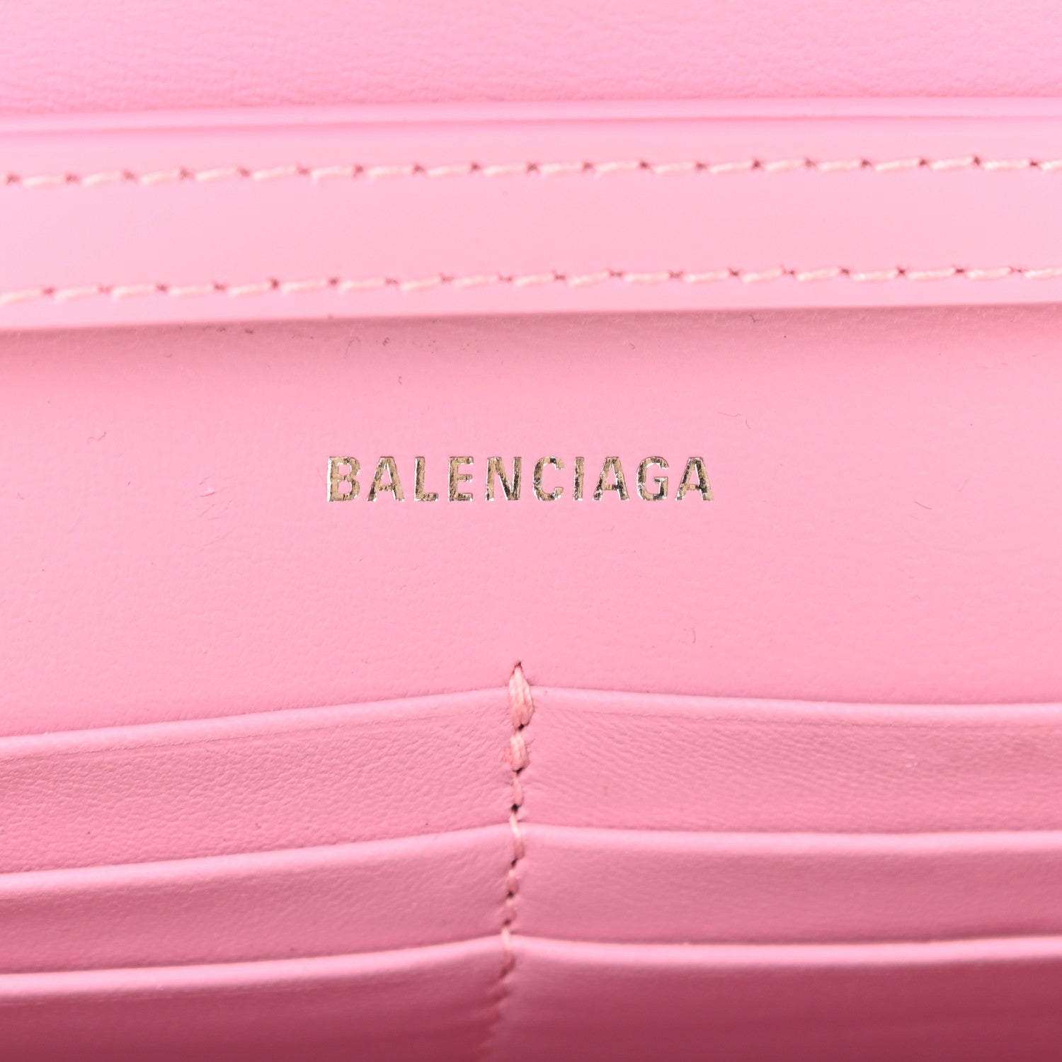 Balenciaga Shiny Box Calfskin Tonal B Hourglass Chain Bag Candy Pink 6 of 9
