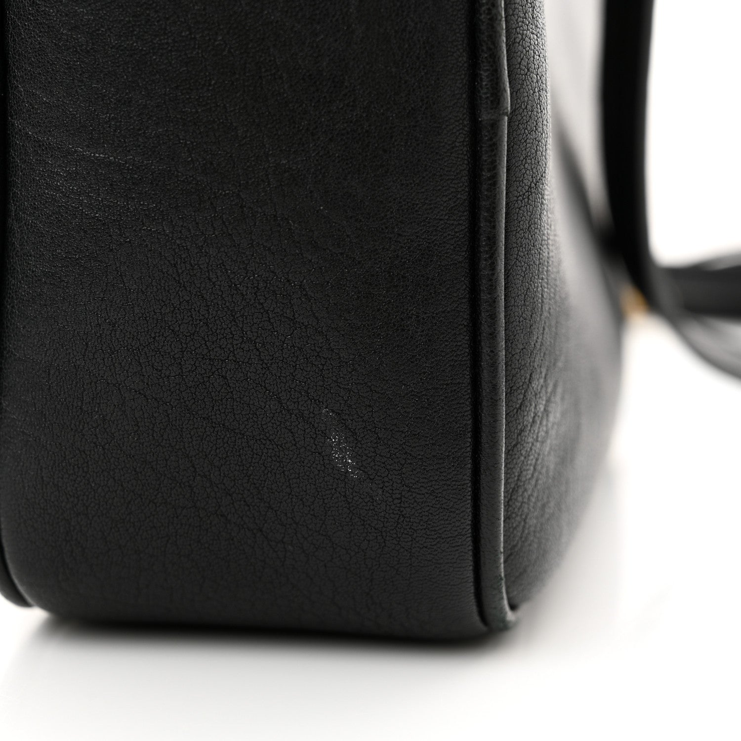Saint Laurent Grained Lambskin Monogram Lou Camera Bag Black 11 of 13