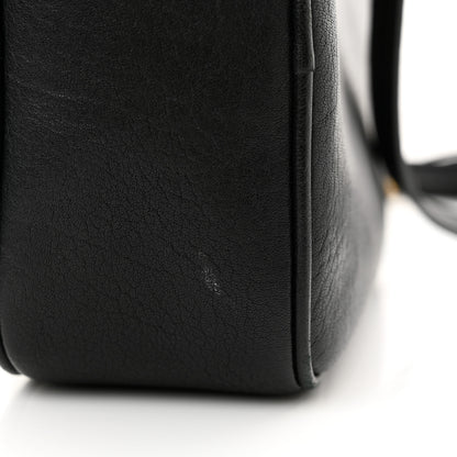 Saint Laurent Grained Lambskin Monogram Lou Camera Bag Black 11 of 13