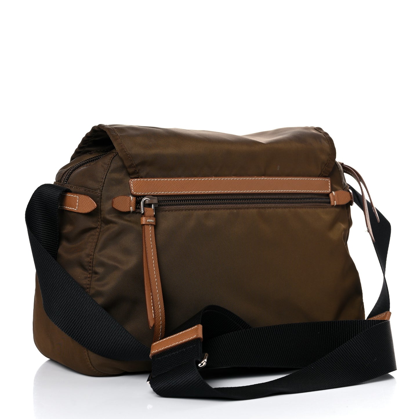 Tessuto Nylon Messenger Bag Bruciato
