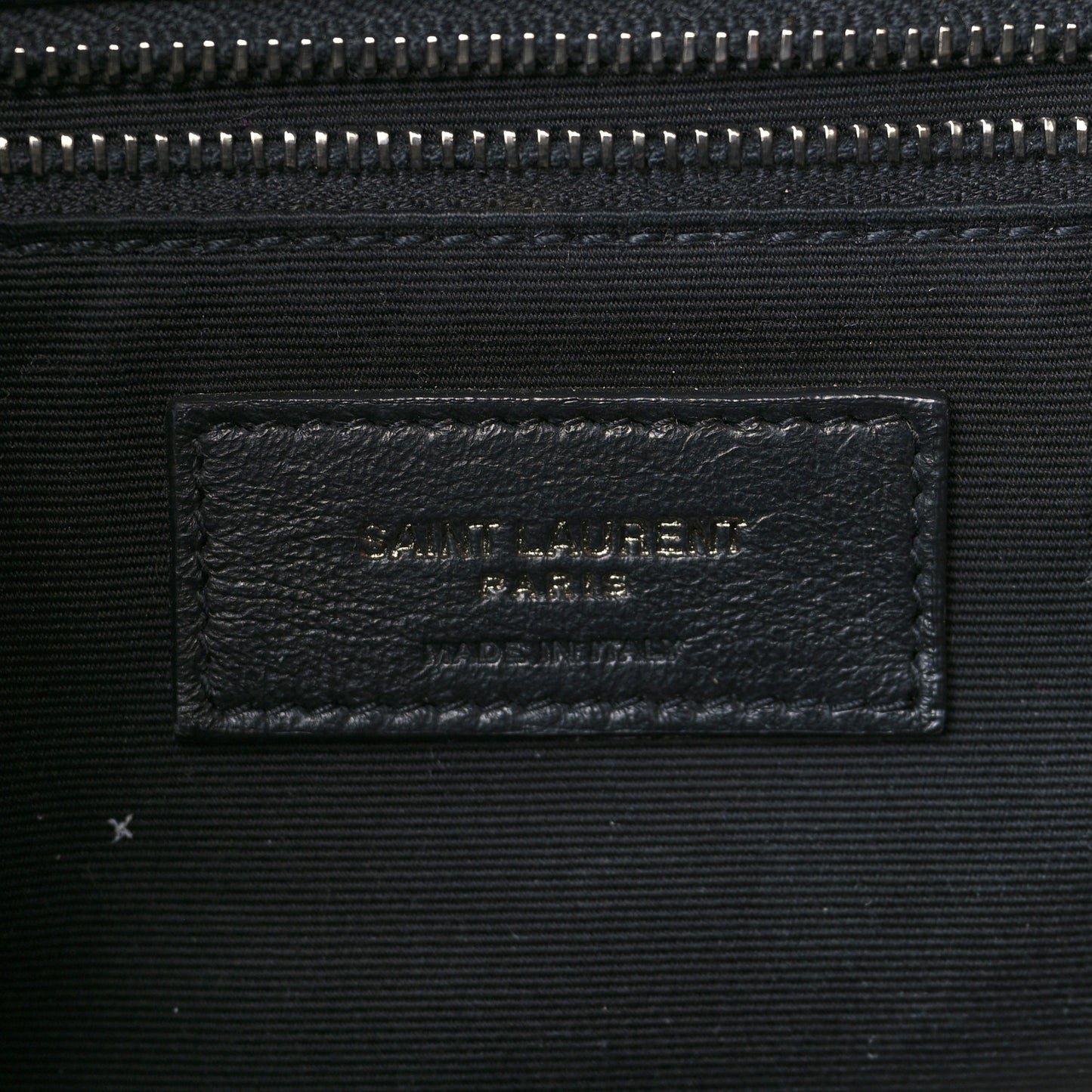 Crinkled Calfskin Matelasse Monogram Medium Niki Chain Satchel Black