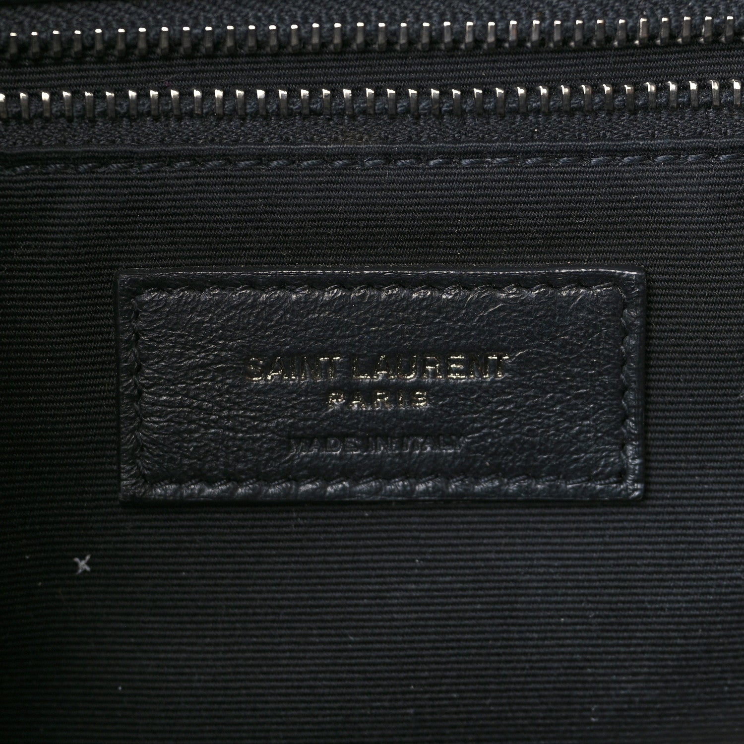 Saint Laurent Crinkled Calfskin Matelasse Monogram Medium Niki Chain Satchel Black 6 of 9