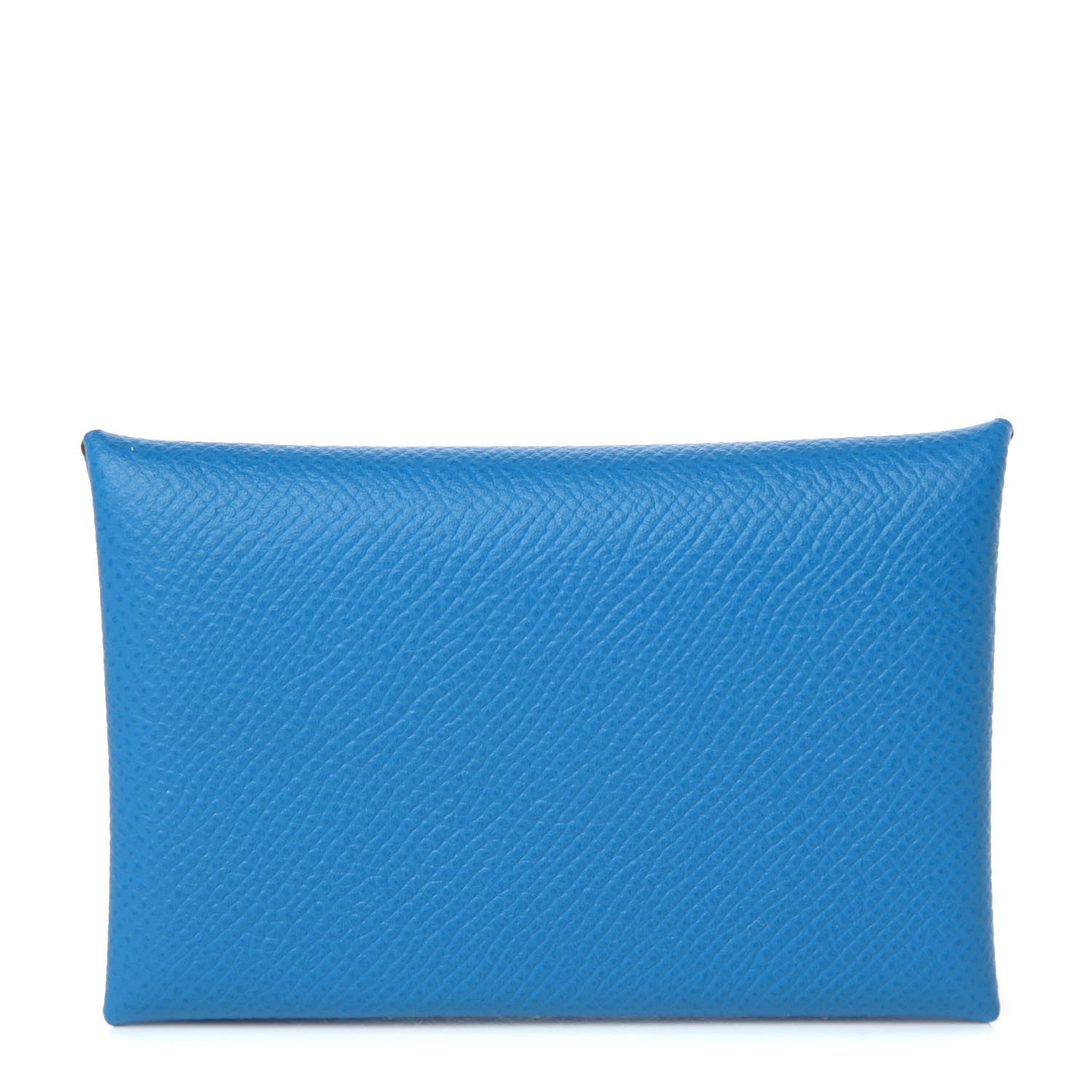 Hermes Epsom Calvi Card Case Bleu Zanzibar 1 of 8