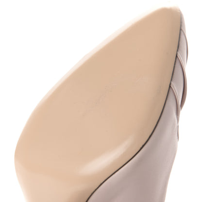 Gucci Nappa Bow High Heel Pumps 37.5 Light Powder Pink 10 of 11