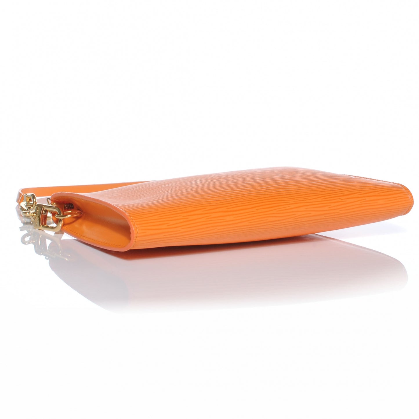 Epi Pochette Accessories 21 Bag Mandarin