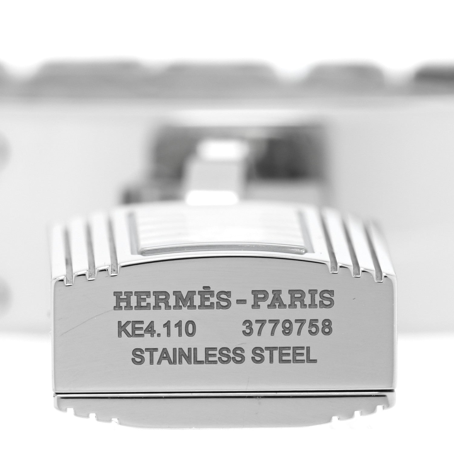 Hermes Stainless Steel 16mm Kelly Quartz Watch 3 of 4