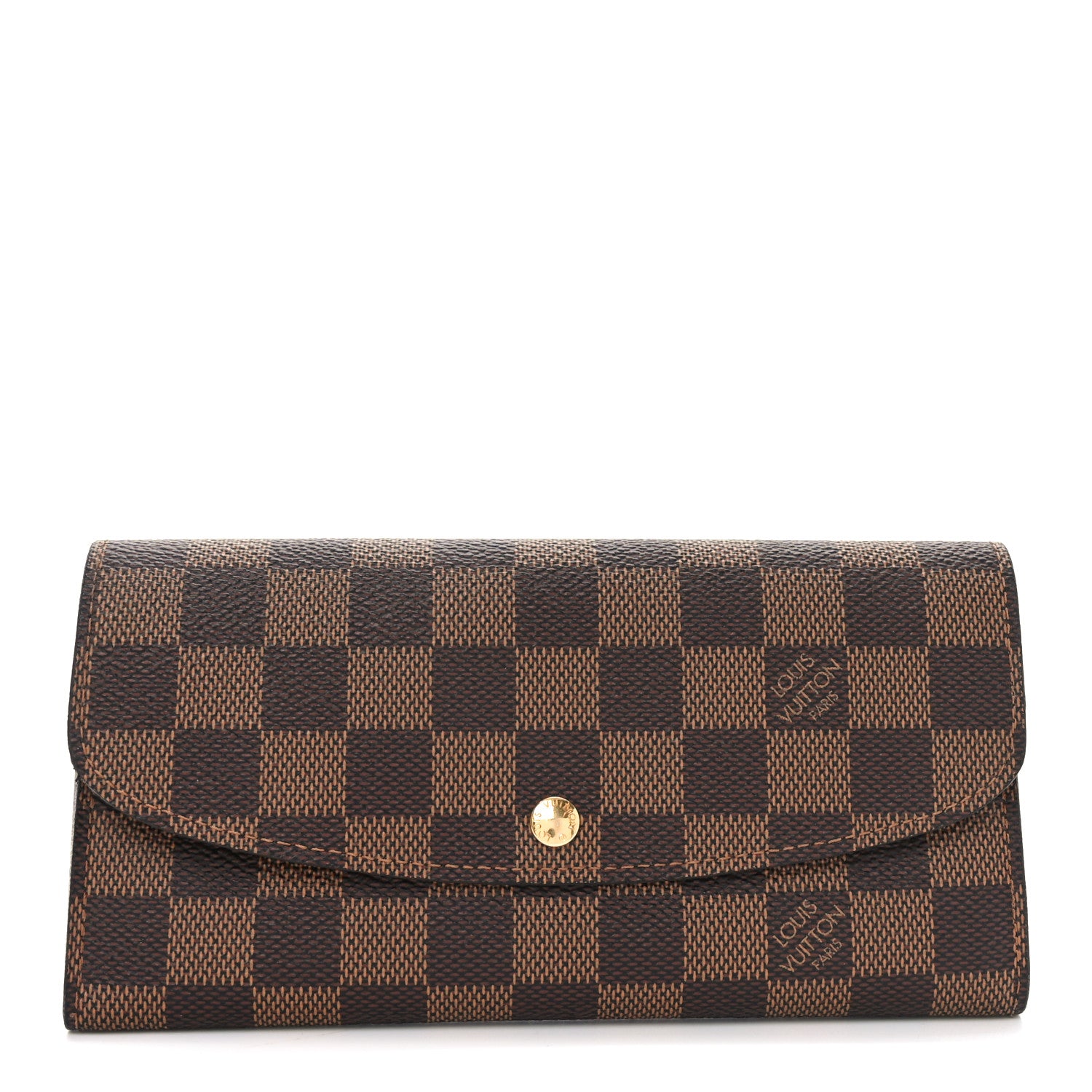 Louis Vuitton Damier Ebene Emilie Wallet 1 of 9