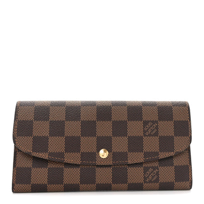 Louis Vuitton Damier Ebene Emilie Wallet 1 of 9