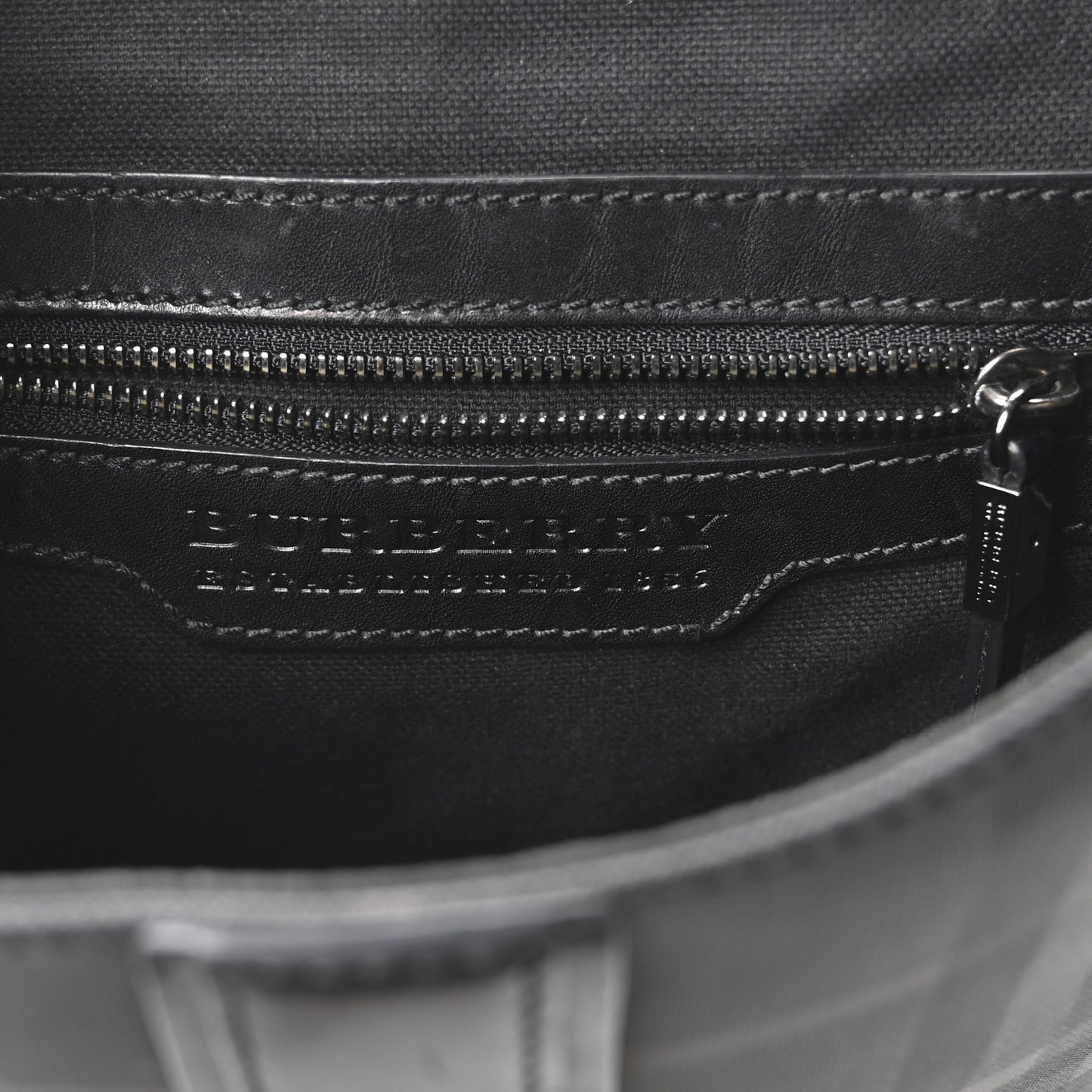 Smoked Check Vaughan Crossbody Bag Black