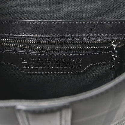 Burberry Smoked Check Vaughan Crossbody Bag Black 6 of 10