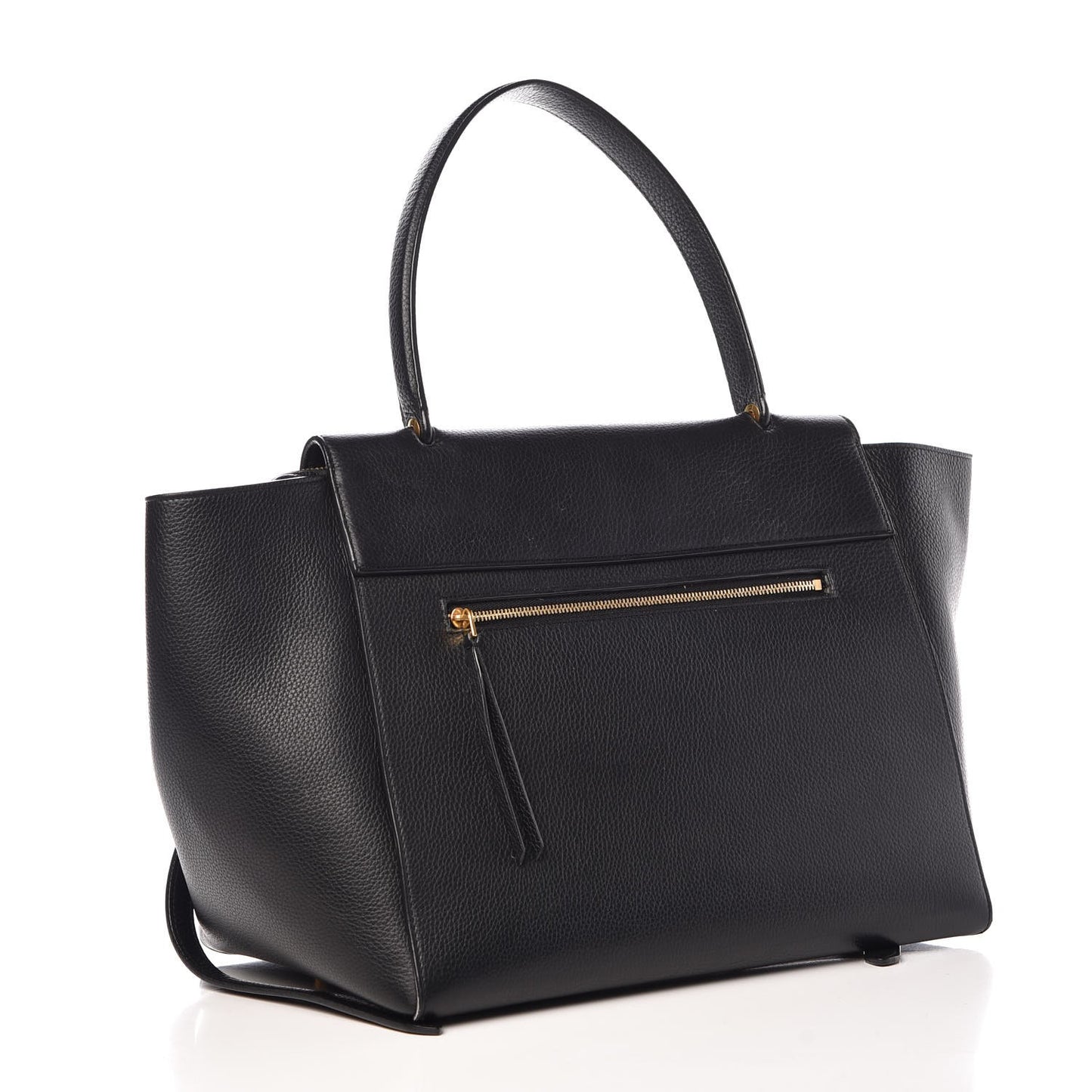 Grained Calfskin Small Belt Bag Black