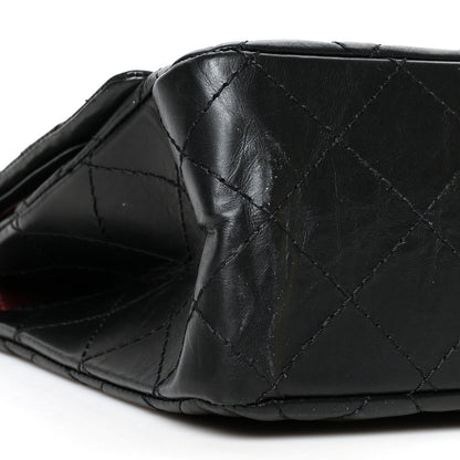 Chanel Aged Calfskin Quilted 2.55 Reissue 227 Flap Black 9 of 10