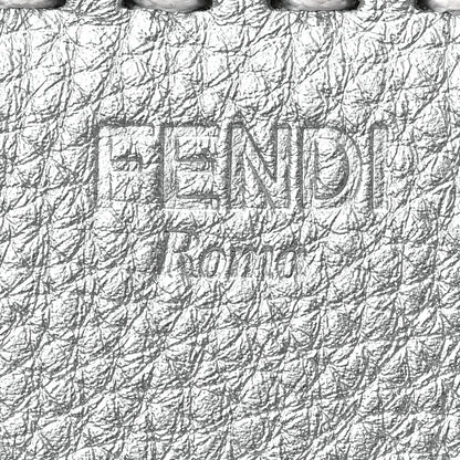 Fendi Cuoio Romano Lux Selleria Zip Around Wallet Argento 7 of 7