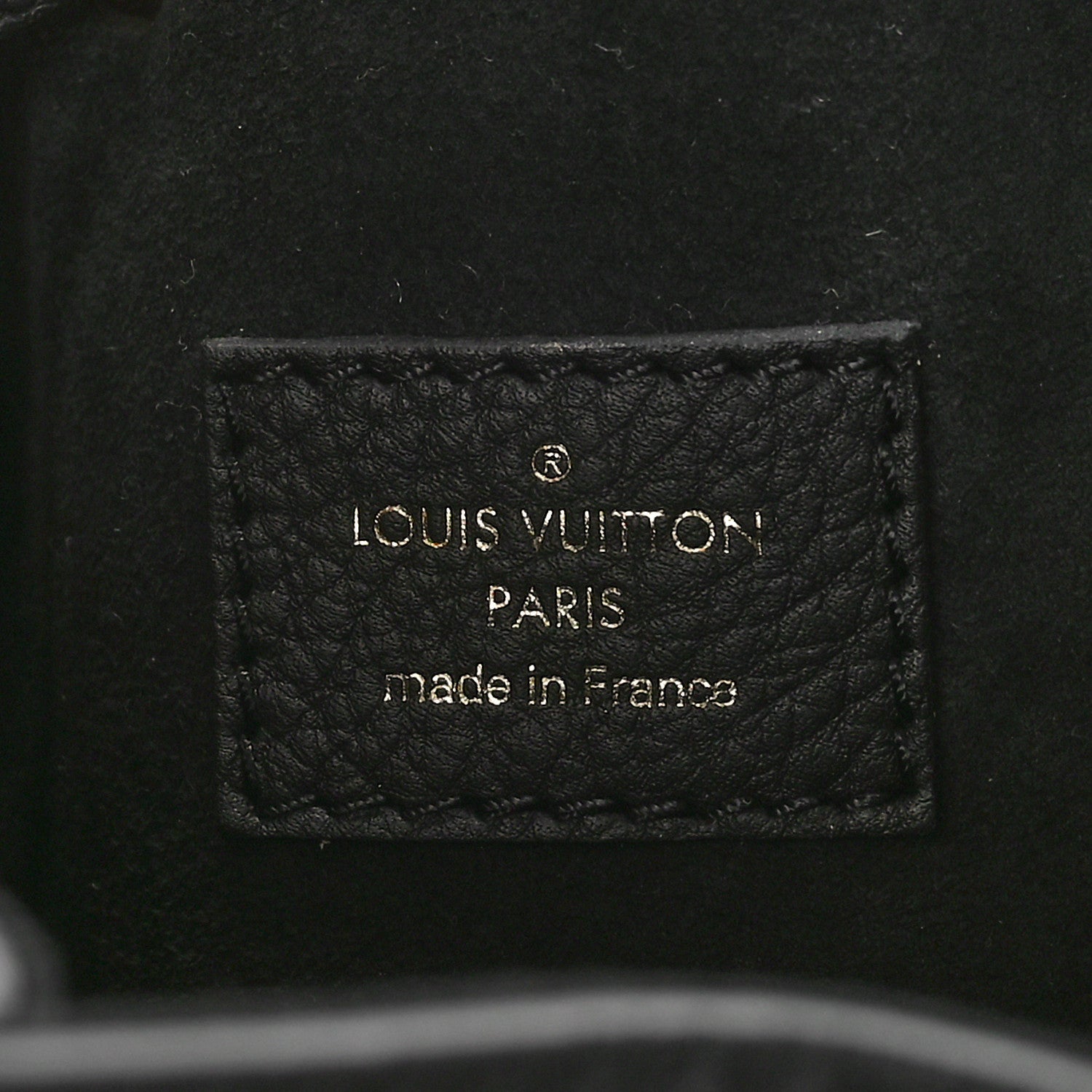 Louis Vuitton Calfskin Lockme Bucket MM Black 6 of 8