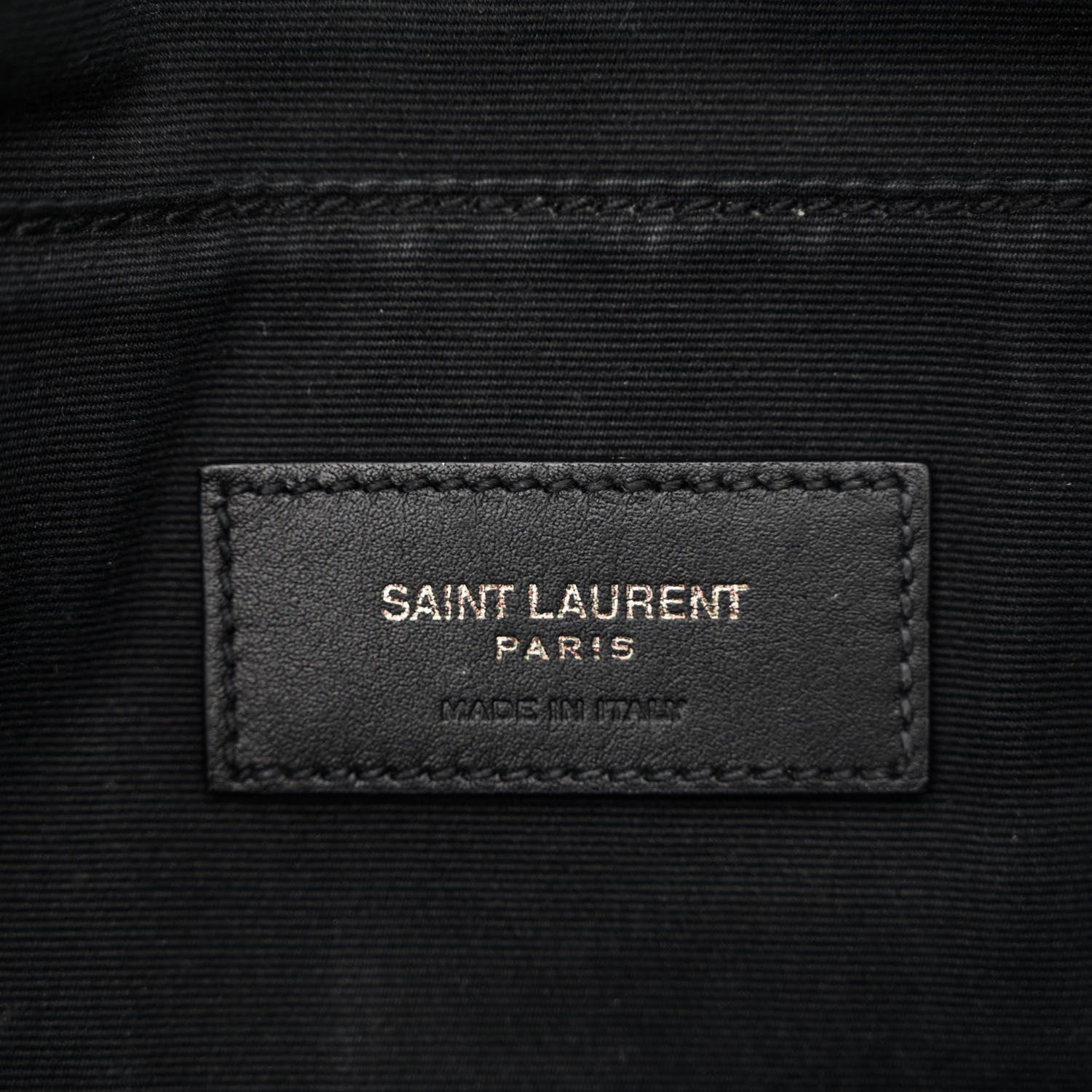 Saint Laurent Calfskin Monogram Belt Bag Black 6 of 12