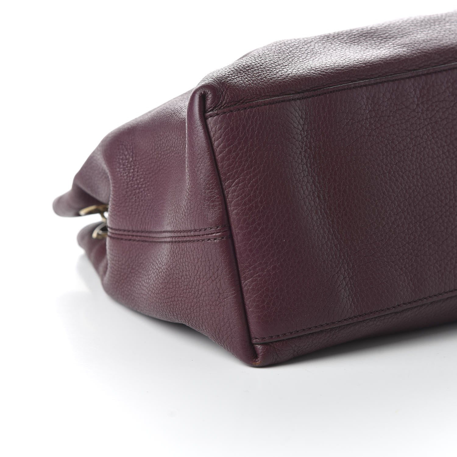 Gucci Pebbled Calfskin Medium Soho Chain Shoulder Bag Burgundy 6 of 11