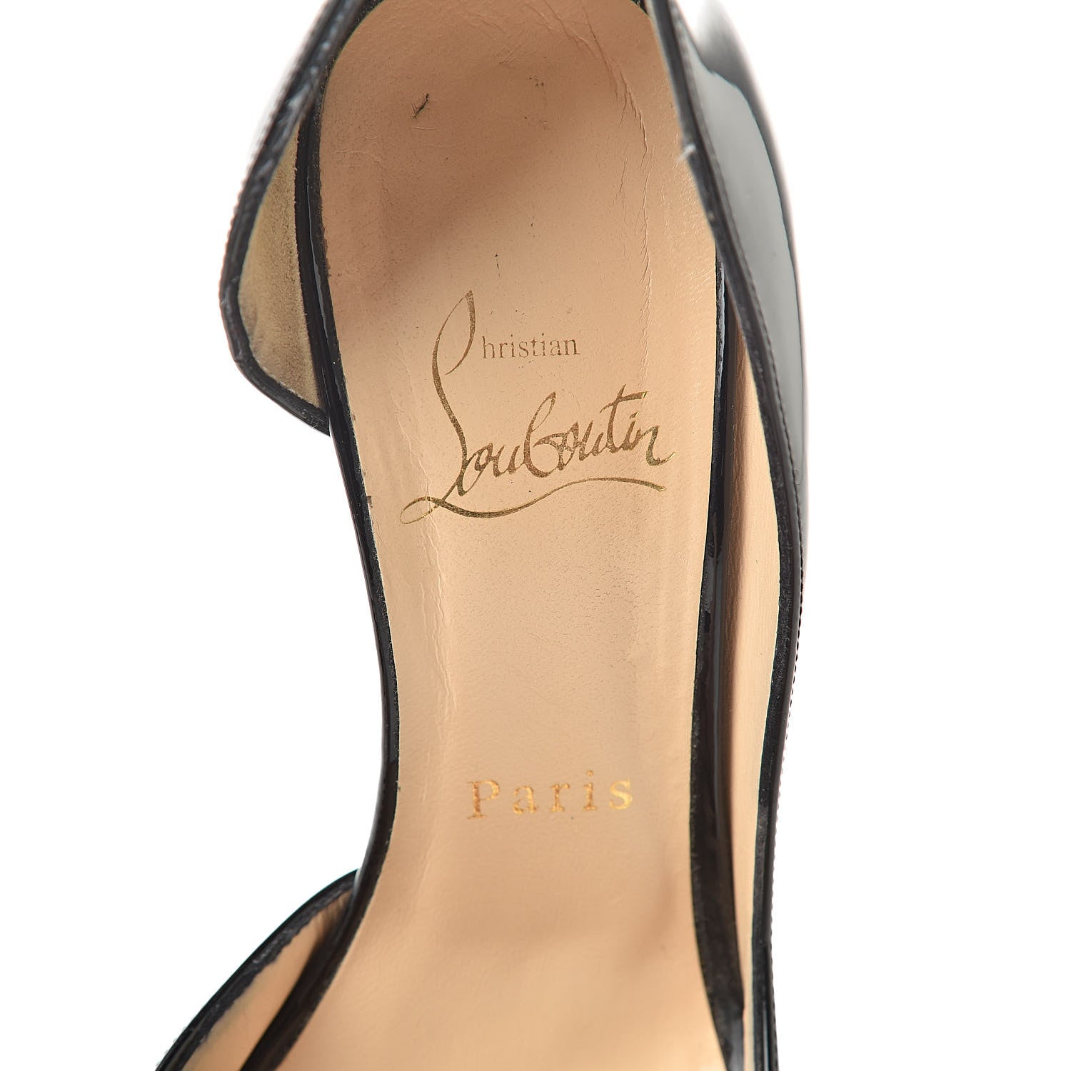 Christian Louboutin Patent Iriza 100 Pumps 36 Black 8 of 18
