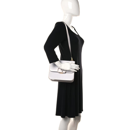Valentino Garavani Smooth Calfskin Small VLogo Shoulder Bag White 2 of 9