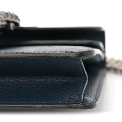 Gucci Dollar Calfskin Crystal Mini Dionysus Shoulder Bag Blue Agata Montana Sapphire 13 of 14