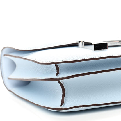 Hermes Epsom Constance 18 Bleu Brume 6 of 9