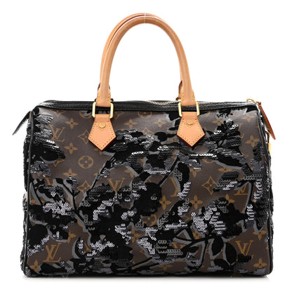Louis Vuitton Monogram Fleur De Jais Sequins Speedy 30 1 of 11