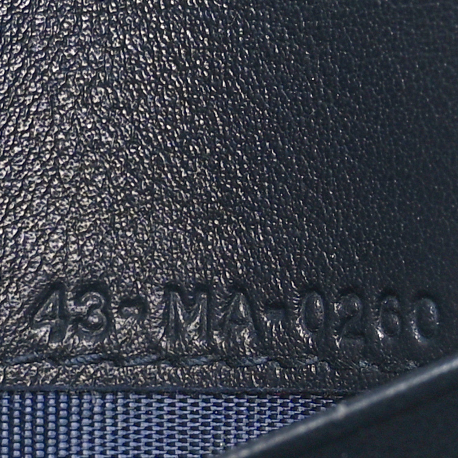 Christian Dior Oblique Saddle Card Holder Blue 8 of 11