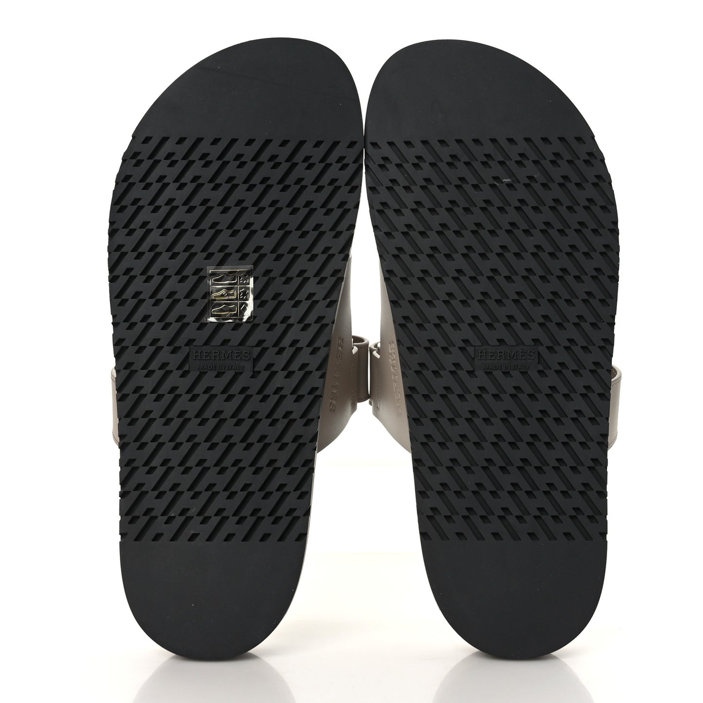 Calfskin Womens Chypre Sandals 40 Beige Mastic