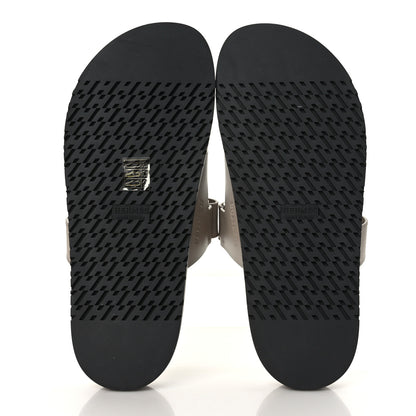 Hermes Calfskin Womens Chypre Sandals 40 Beige Mastic 5 of 8