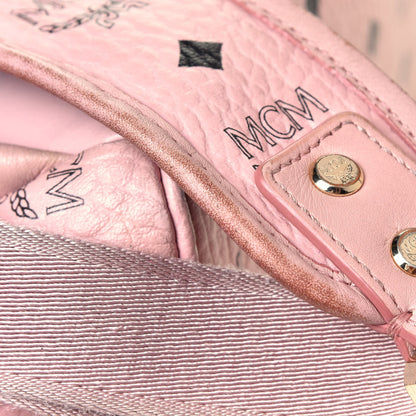 MCM Visetos Medium Side Studs Stark Backpack Soft Pink 5 of 6