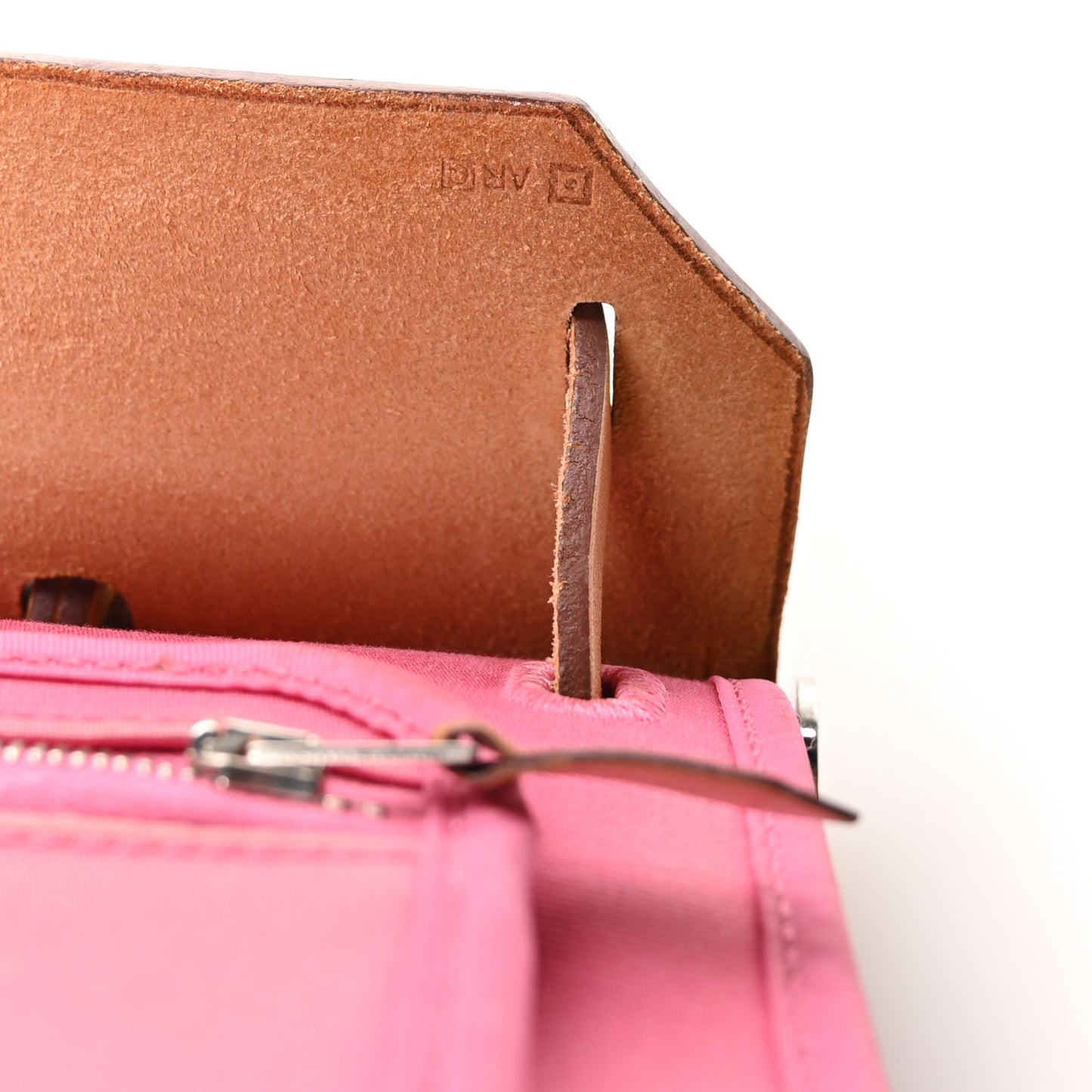 Vache Hunter Toile Herbag Zip 31 PM Rose Lipstick Natural