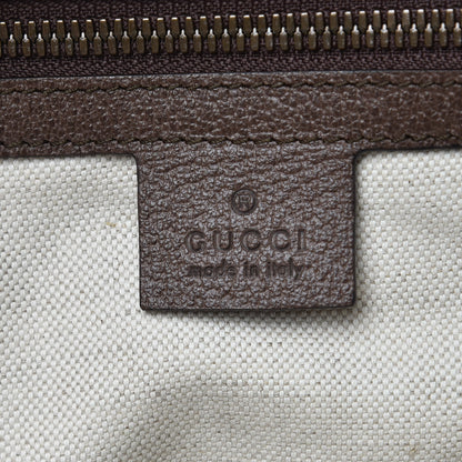 Gucci GG Supreme Monogram Calfskin Web Small Ophidia Day Backpack Beige Ebony New Acero 6 of 7