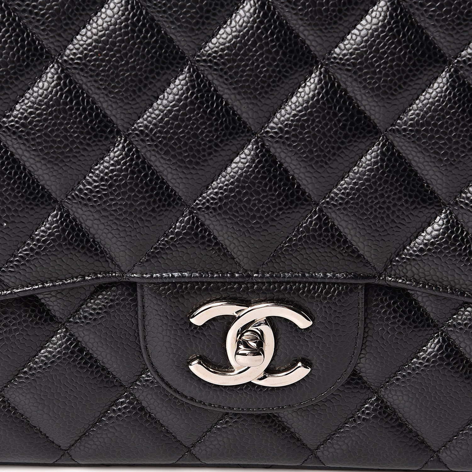 Chanel Caviar Quilted Maxi Double Flap Black 11 of 12