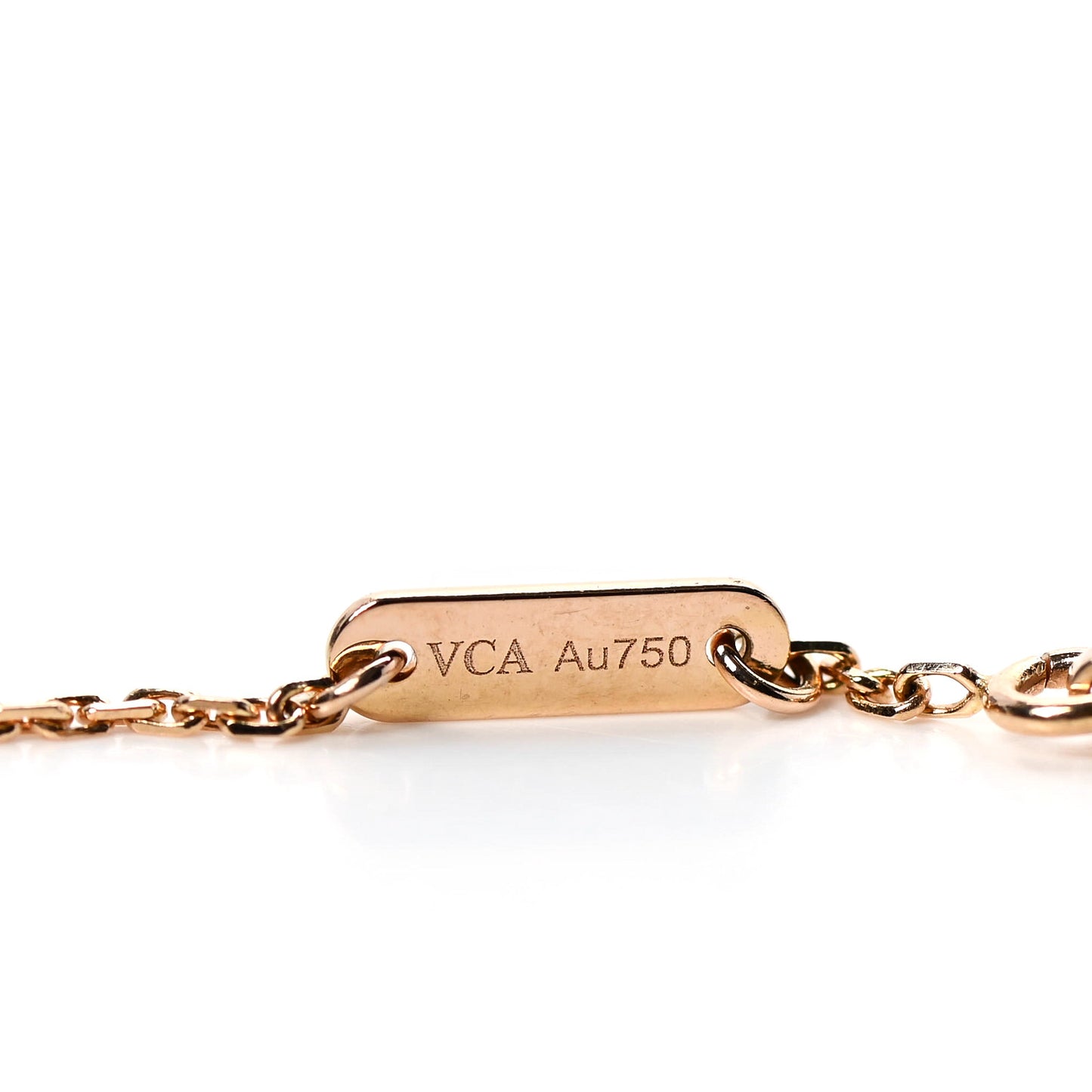 18K Rose Gold Mother of Pearl Sweet Alhambra Butterfly Bracelet