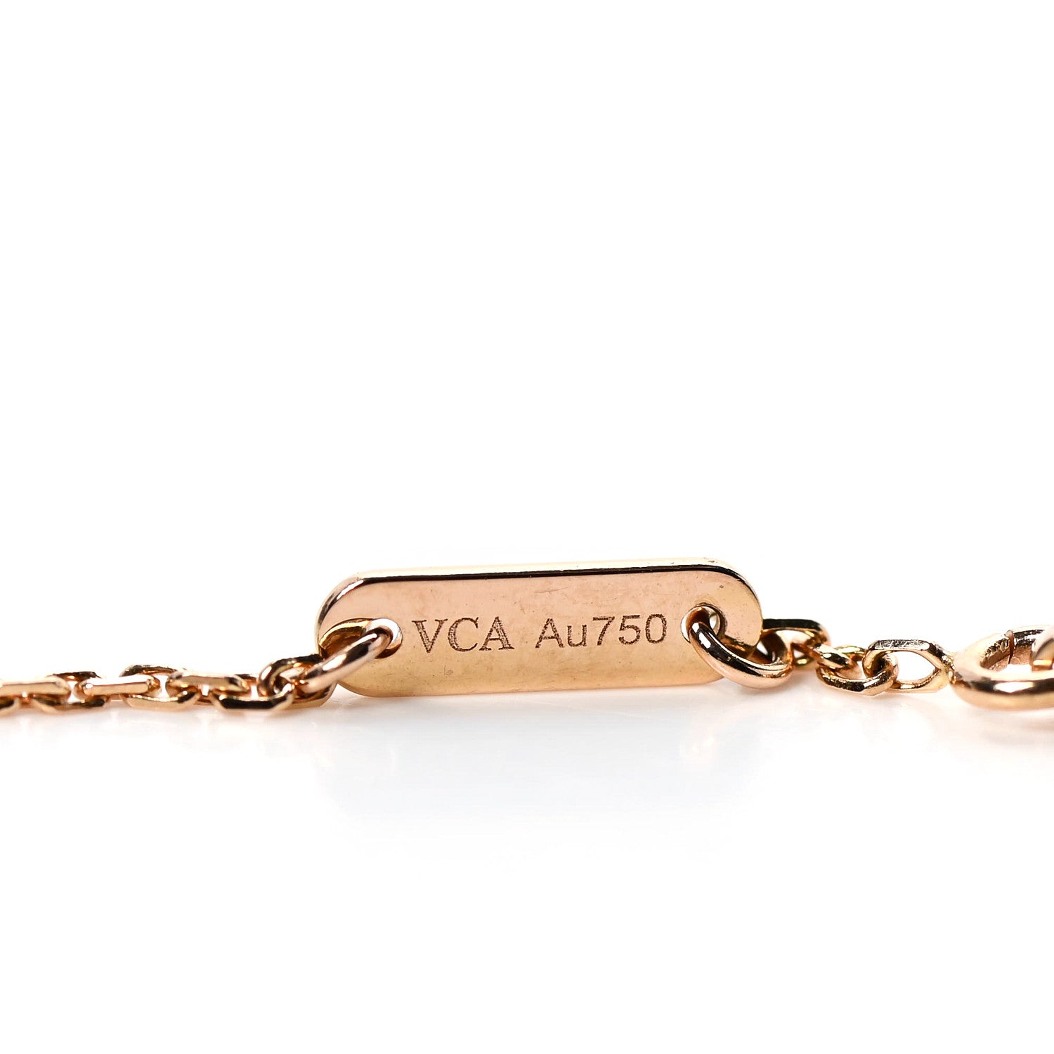 Van Cleef & Arpels 18K Rose Gold Mother of Pearl Sweet Alhambra Butterfly Bracelet 5 of 6