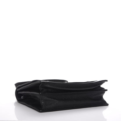 Christian Dior Grained Calfskin Diorama Satchel Black 5 of 8
