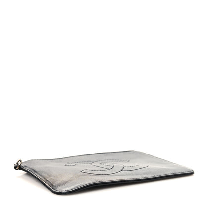 Chanel Caviar Timeless CC Cosmetic Pouch Black 4 of 7