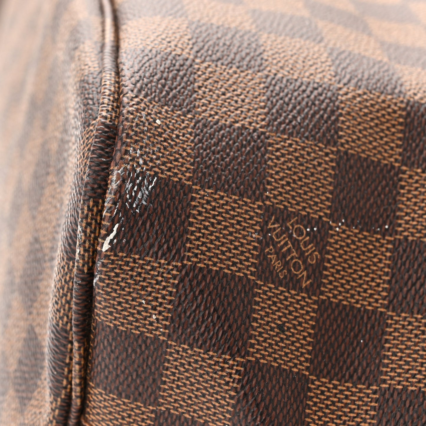 Damier Ebene Neo Neverfull MM Rose Ballerine