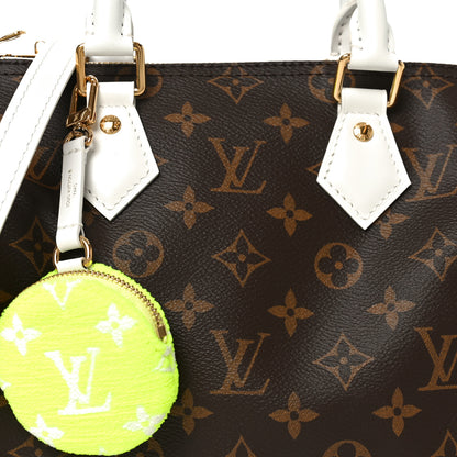 Louis Vuitton Monogram LV Match Speedy Bandouliere 25 White 7 of 9
