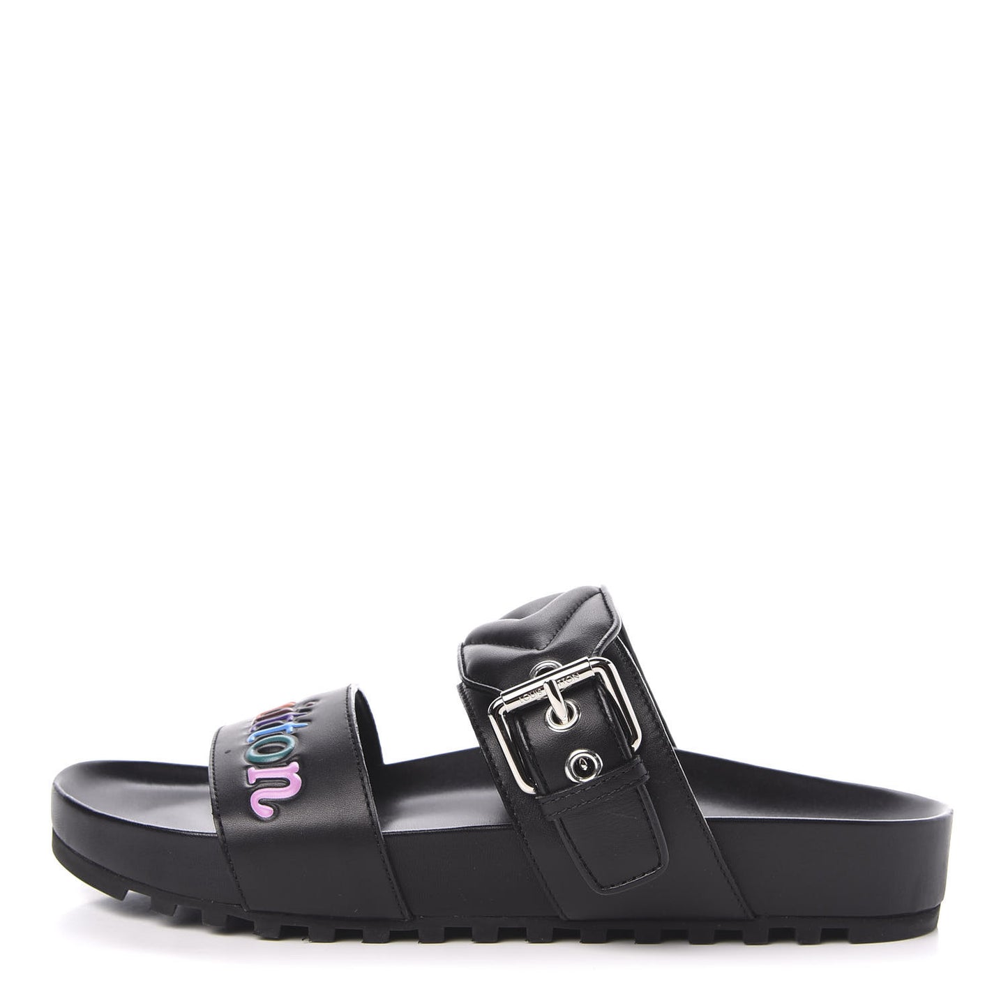 Calfskin New Wave Bom Dia Mule Sandals 37 Black